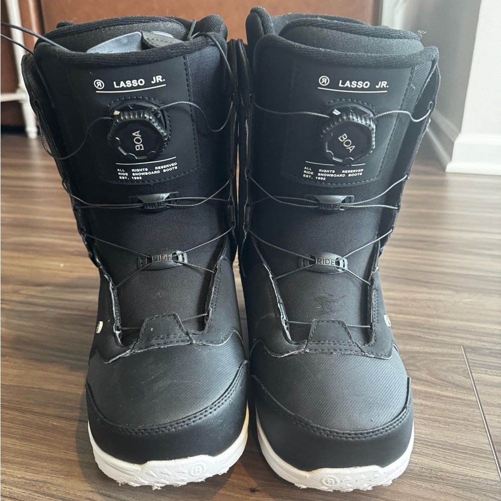 Ride Lasso Jr. Kids Snowboard Boots - Black
